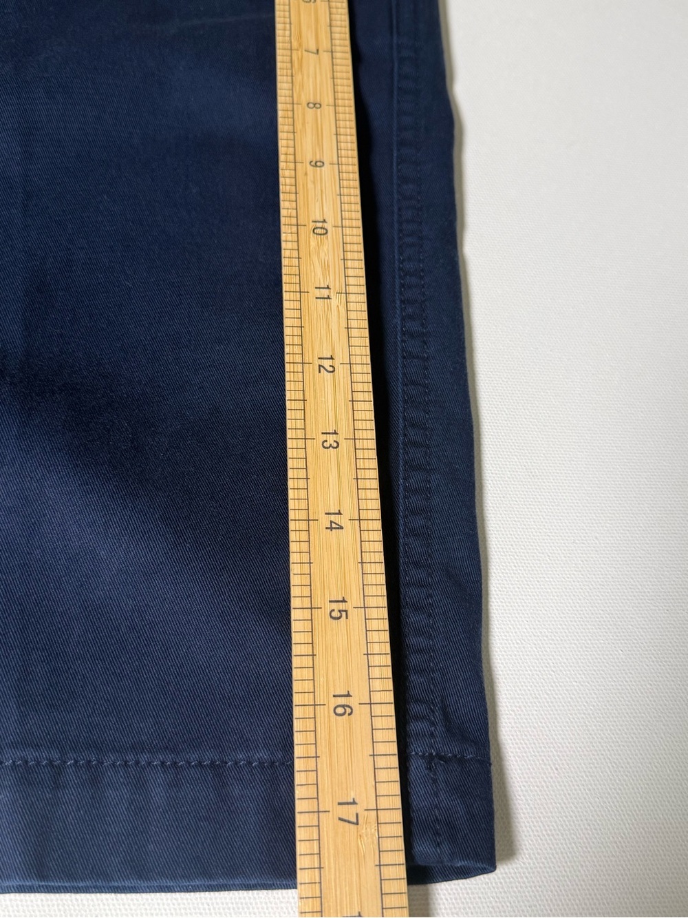 Lauren Ralph Lauren Navy Chino Bermuda Shorts Women’s Size 6 Preppy Classic - Picture 9 of 9